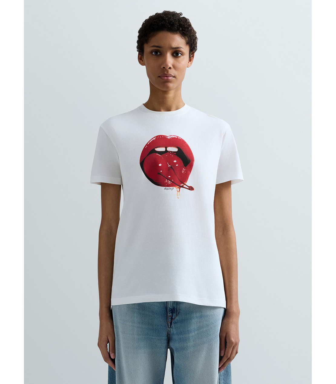 コットンジャージーPOP ART Tシャツ